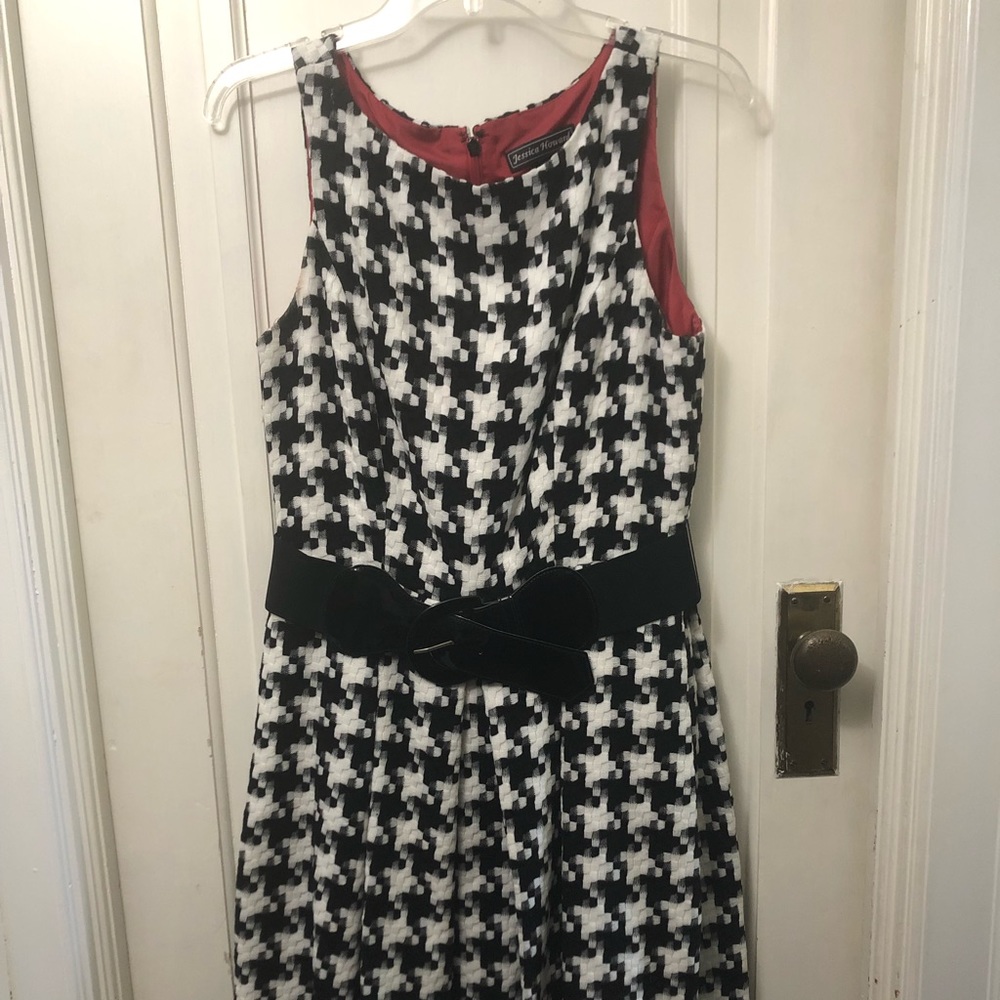 Jessica Howard Houndstooth Dress